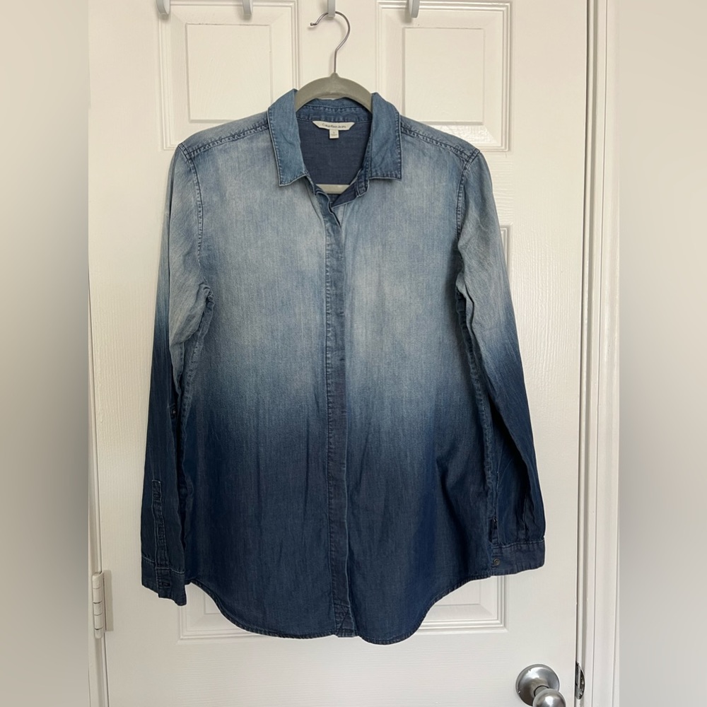 Calvin Klein Jeans Ombré Chambray Denim Shirt